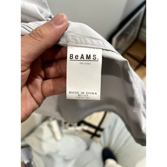 Beams — Hooded Mod Coat in Light Grey — Japanese L - Picture 15 of 16